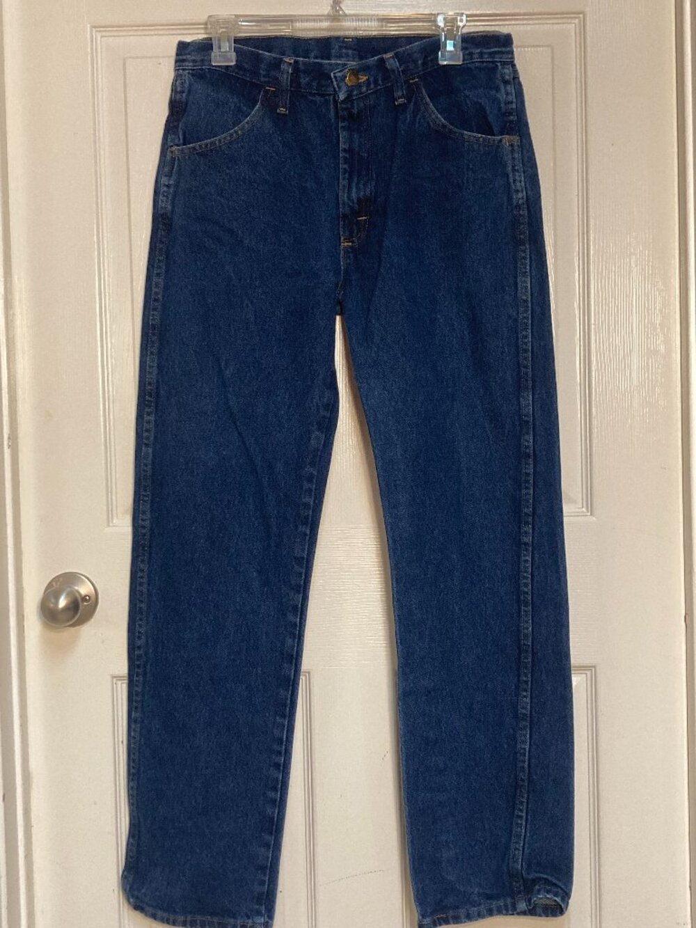 Men's jeans by Rustler blue 100% cotton denim sze 32 x 32